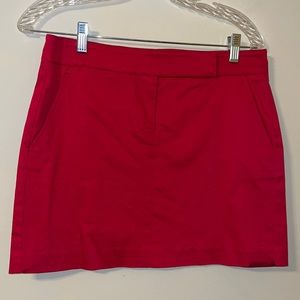 A red skirt